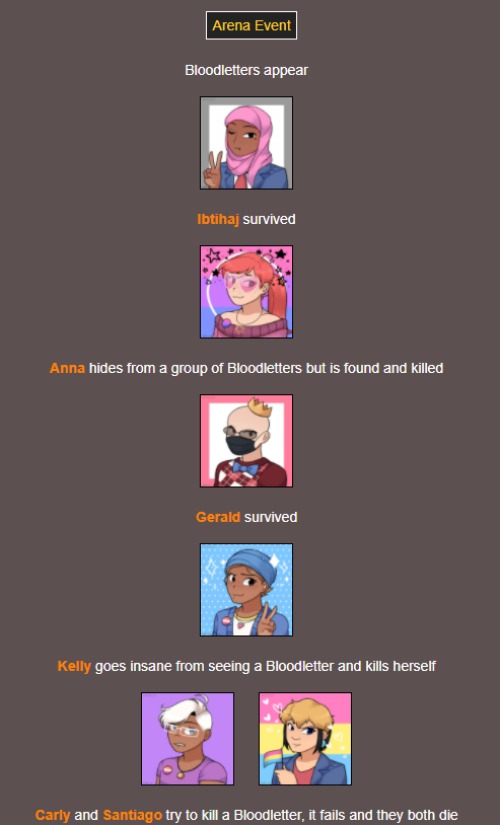 Day 1 (arena 1) | image tagged in hunger games | made w/ Imgflip meme maker