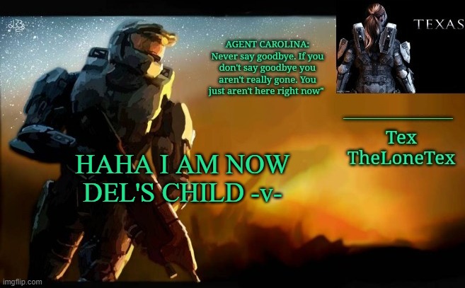 F**K OFF SIMPS | HAHA I AM NOW DEL'S CHILD -v- | image tagged in announcement templaaatteee | made w/ Imgflip meme maker