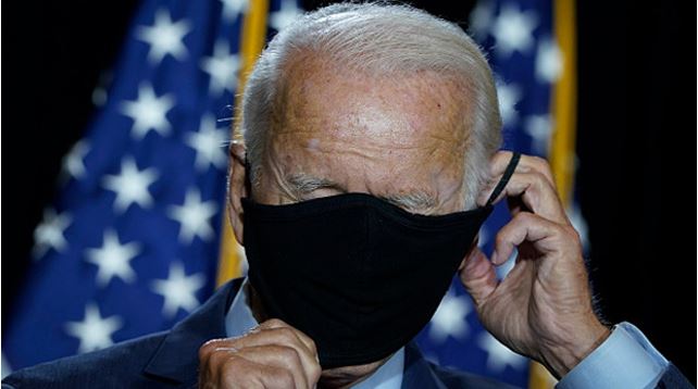 biden mask Blank Meme Template