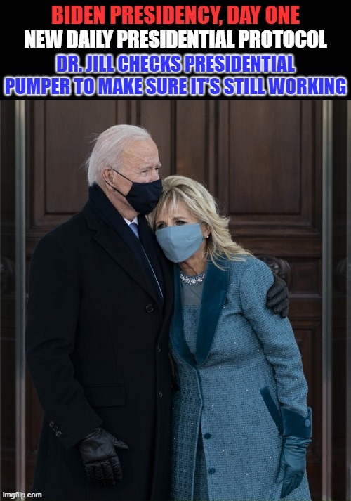 Somebody better be doing this... | image tagged in biden | made w/ Imgflip meme maker