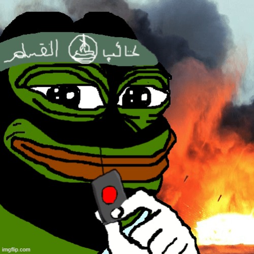 Pepe terrorist | image tagged in pepe terrorist | made w/ Imgflip meme maker