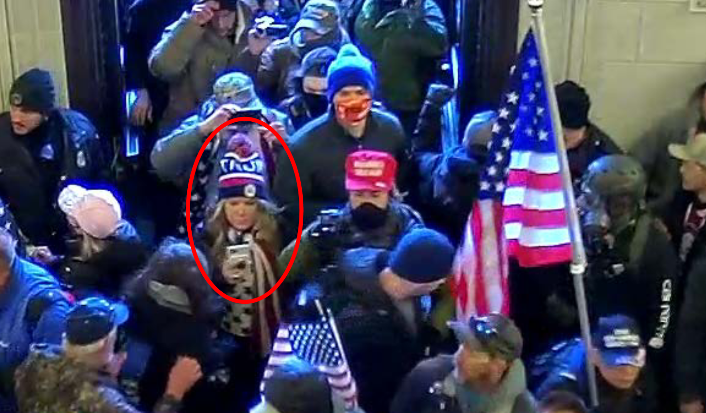 High Quality Jenna Ryan MAGA rioter Blank Meme Template