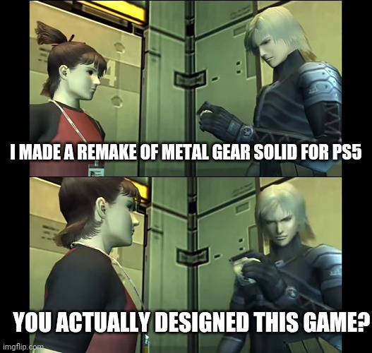 Emma's CD Case | I MADE A REMAKE OF METAL GEAR SOLID FOR PS5; YOU ACTUALLY DESIGNED THIS GAME? | image tagged in emma emmerich,metal gear solid,cd | made w/ Imgflip meme maker
