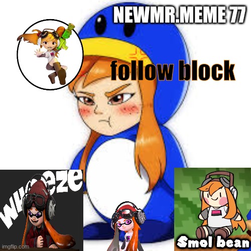 newmr.meme 77 meggy announcement Blank Meme Template