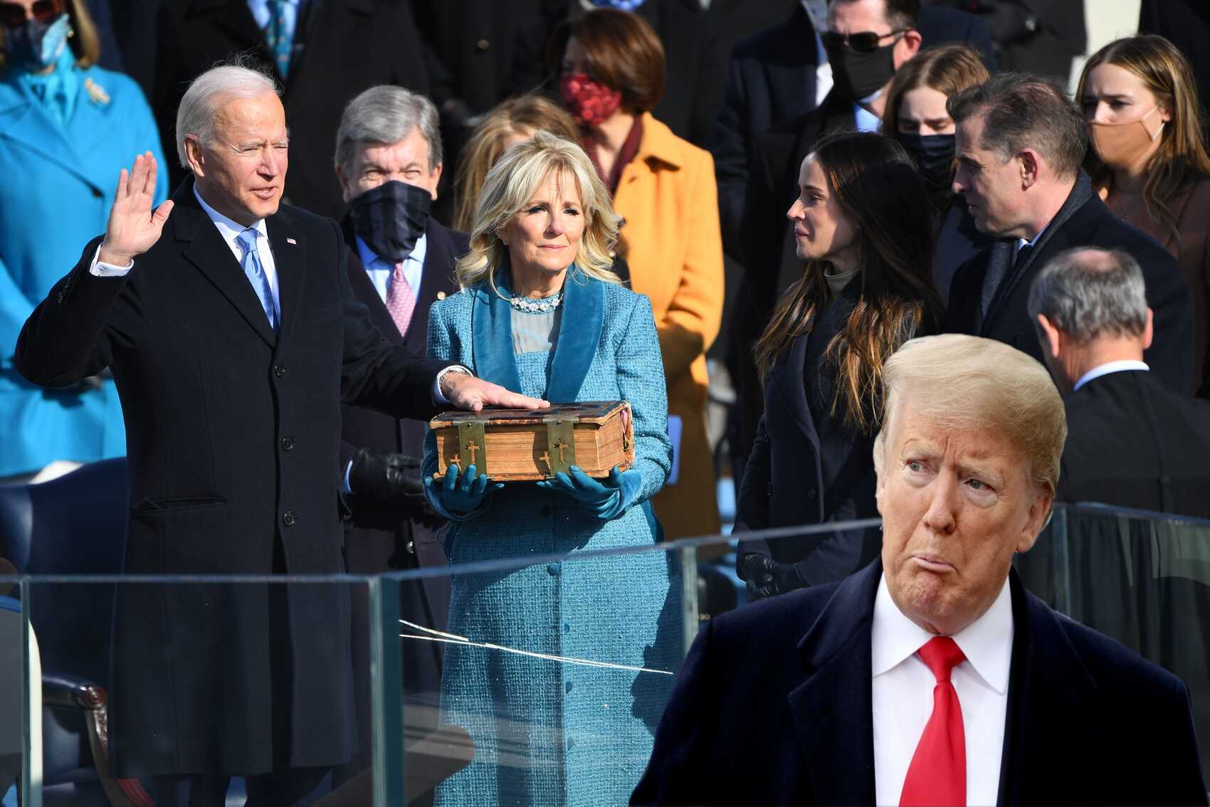 Trump Supporter Inauguration Hits Different Blank Meme Template