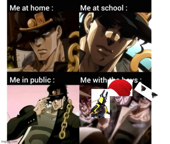 image tagged in jojo's bizarre adventure,rwby,stock photos | made w/ Imgflip meme maker