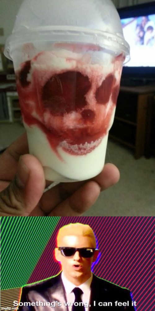 Red skull ice cream | image tagged in something s wrong,mcdonalds,memes | made w/ Imgflip meme maker