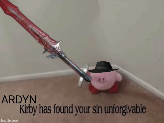 High Quality Ardyn Kirby has found your sin unforgivable Blank Meme Template