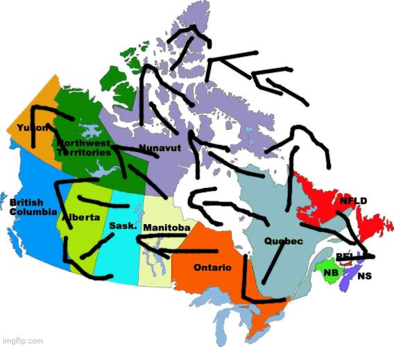 Plan to turn Canada into the Quebec Empire | image tagged in empire,invasion | made w/ Imgflip meme maker