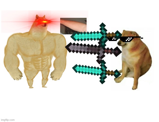 alien dog vs cheem proman | image tagged in memes,buff doge vs cheems | made w/ Imgflip meme maker