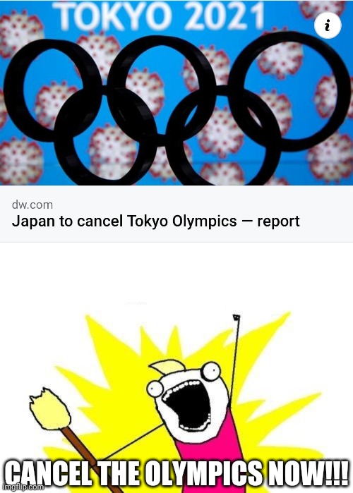 Lik dis if u cry evertim | CANCEL THE OLYMPICS NOW!!! | image tagged in memes,olympics,coronavirus,covid-19,covid,sars | made w/ Imgflip meme maker