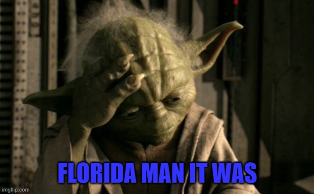 FLORIDA MAN IT WAS | made w/ Imgflip meme maker