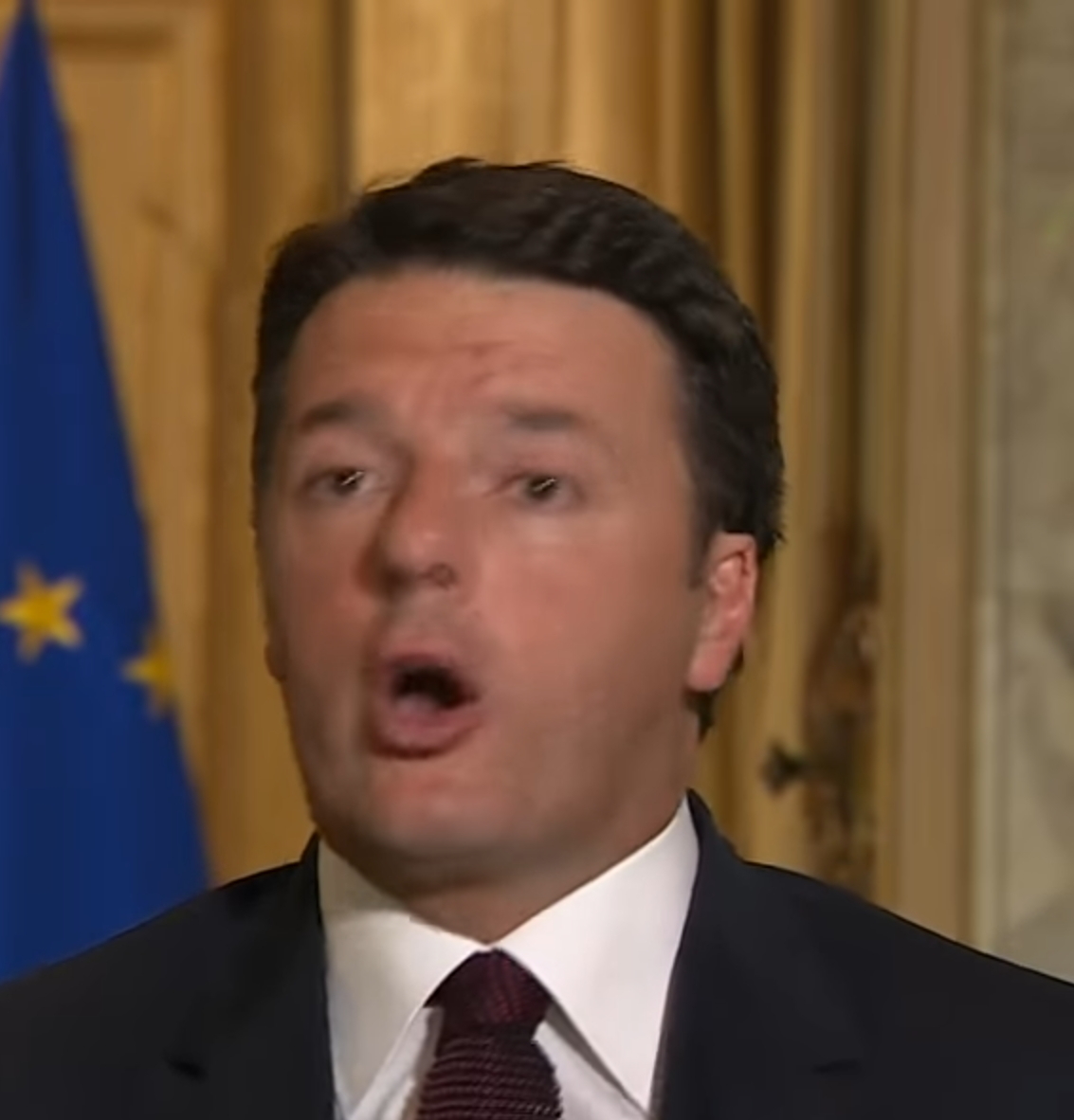 High Quality Matteo Renzi Shock Blank Meme Template