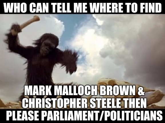 WHO CAN TELL ME WHERE TO FIND; MARK MALLOCH BROWN & CHRISTOPHER STEELE THEN PLEASE PARLIAMENT/POLITICIANS | image tagged in parliament,dominion voting machines,george soros,you scumbag you,laughing villains,tony blair | made w/ Imgflip meme maker