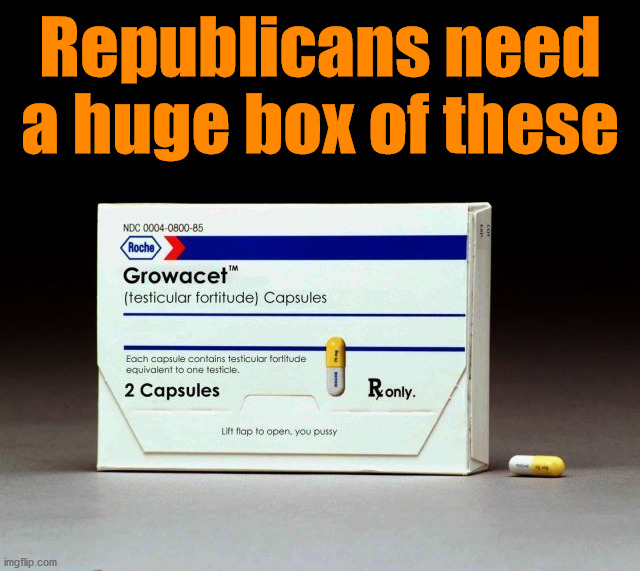 Republicans are a bunch of squishes. | Republicans need a huge box of these | image tagged in political meme | made w/ Imgflip meme maker