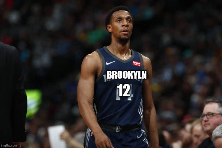 ISH SMITH NETS | 12; BROOKYLN | image tagged in ish smith,nets | made w/ Imgflip meme maker