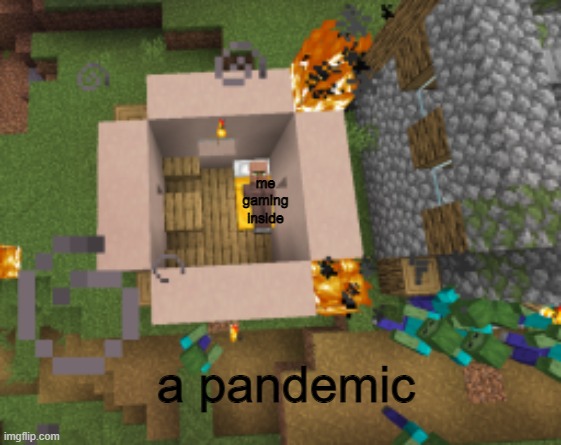 ok | me gaming inside; a pandemic | image tagged in meme | made w/ Imgflip meme maker