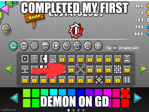 Hooray! | COMPLETED MY FIRST; DEMON ON GD | made w/ Imgflip meme maker