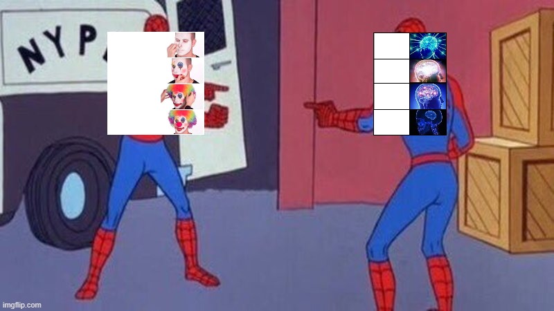 spiderman pointing at spiderman | image tagged in spiderman pointing at spiderman | made w/ Imgflip meme maker