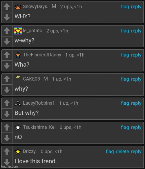 Why? | image tagged in verse | made w/ Imgflip meme maker