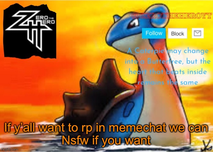 Zero's announce | If y’all want to rp in memechat we can
Nsfw if you want | image tagged in zero's announce | made w/ Imgflip meme maker