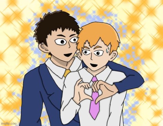 SeriRei (MP100) | image tagged in fanart,mob psycho 100 | made w/ Imgflip meme maker