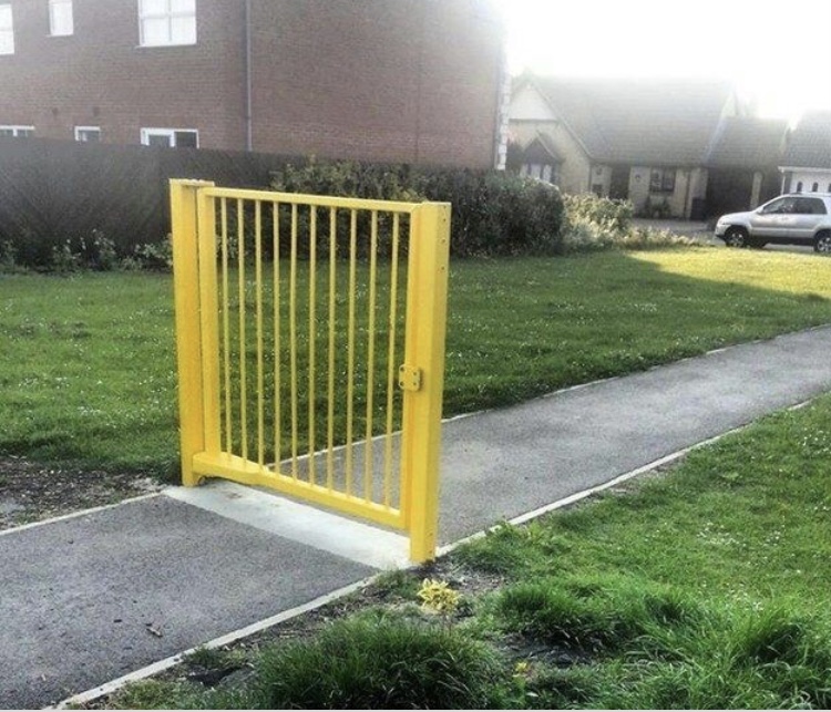 High Quality Useless gate Blank Meme Template