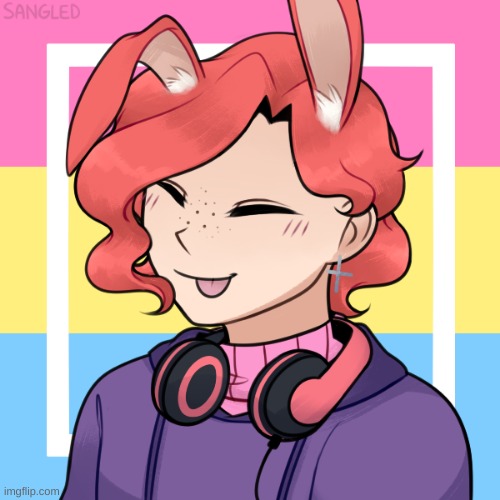 Heres a random Female OC I made for myself (Im no longer questioning Trans. Im just a feminine guy) Its free if anyone wants it | made w/ Imgflip meme maker