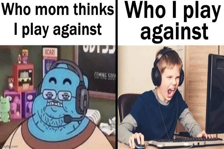 mom why... | image tagged in the amazing world of gumball,meme | made w/ Imgflip meme maker