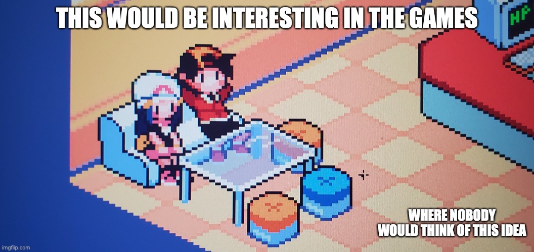 Ethan and Dawn | THIS WOULD BE INTERESTING IN THE GAMES; WHERE NOBODY WOULD THINK OF THIS IDEA | image tagged in pokemon,memes,gaming | made w/ Imgflip meme maker