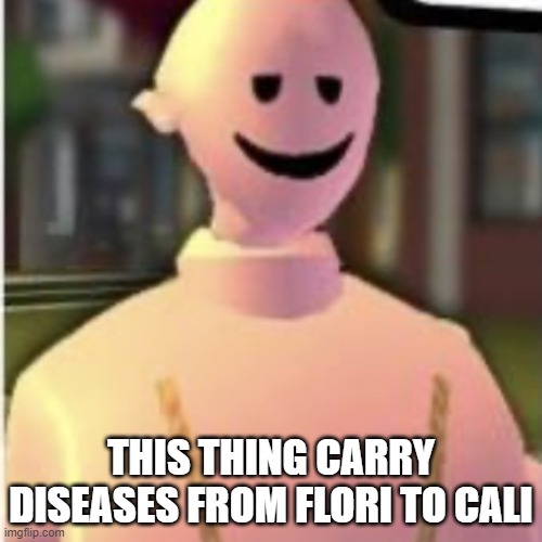 E A R T H W O R M S A L L Y | THIS THING CARRY DISEASES FROM FLORI TO CALI | image tagged in earthworm sally by astronify | made w/ Imgflip meme maker