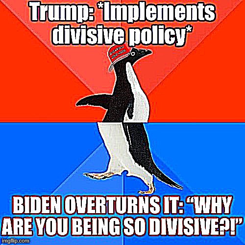 Things that make you go hmmm | image tagged in conservative hypocrisy,socially awesome awkward penguin,trump,biden,joe biden,election 2020 | made w/ Imgflip meme maker