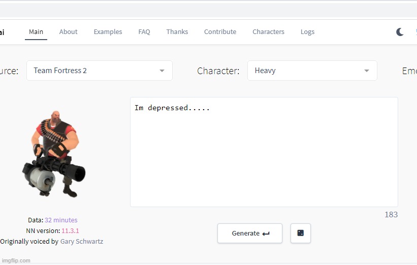 Heavy is depressed | made w/ Imgflip meme maker