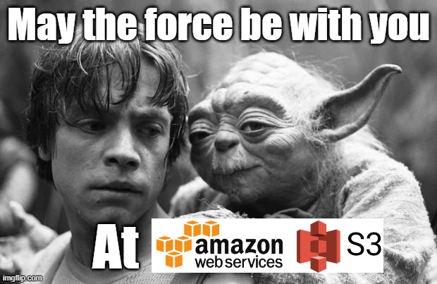 Luke&Yoda | May the force be with you; At | image tagged in luke yoda | made w/ Imgflip meme maker