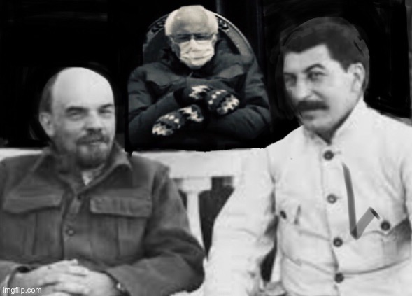 Birds of a feather | image tagged in bernie sanders,memes,politics lol,communism,stupid people | made w/ Imgflip meme maker