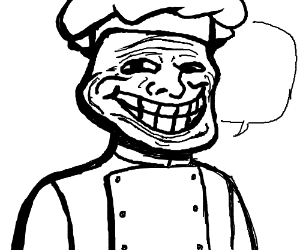 Troll Chef Blank Meme Template