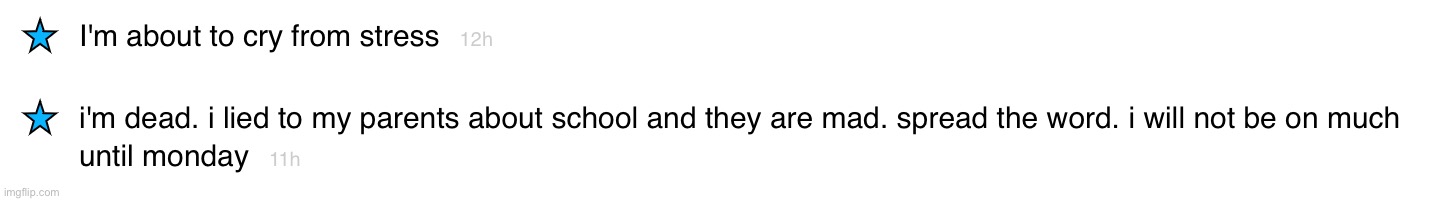 Idk if ya’ll already knew or not, she just wanted me to tell you. | made w/ Imgflip meme maker