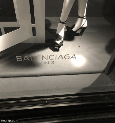 A to B | image tagged in gifs,fashion,alexander mcqueen,balenciaga,bergdorf goodman,for dad | made w/ Imgflip images-to-gif maker