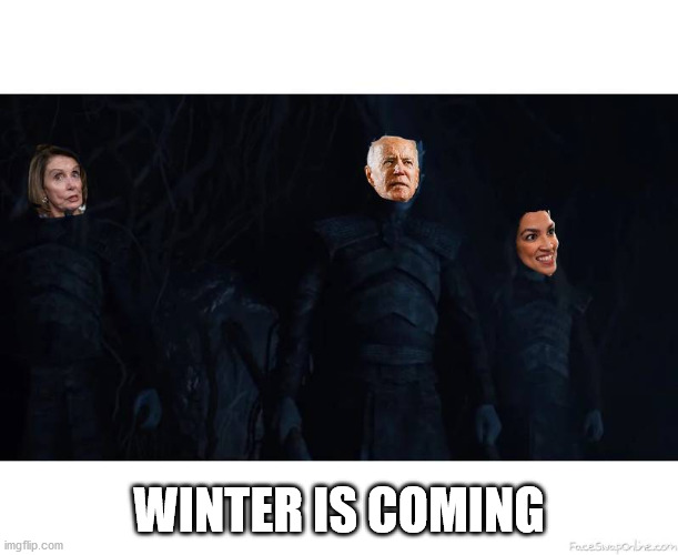 Dems | WINTER IS COMING | image tagged in democrats | made w/ Imgflip meme maker