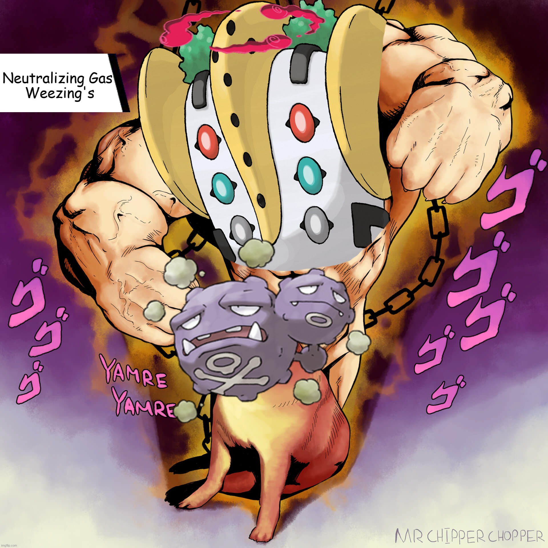 "Pokémon Players Cup Finalist" | Neutralizing Gas 
Weezing's | image tagged in pokemon,funny pokemon,pokemon sword and shield,pokemon memes,strong doge weak doge,jojo's bizarre adventure | made w/ Imgflip meme maker