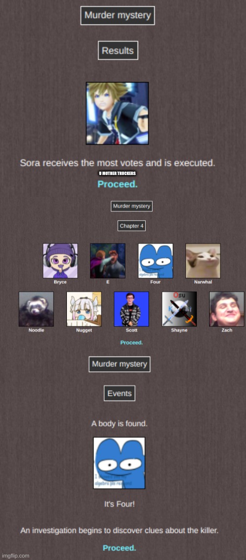 execution,cast,and event | U MOTHER TRUCKERS | made w/ Imgflip meme maker