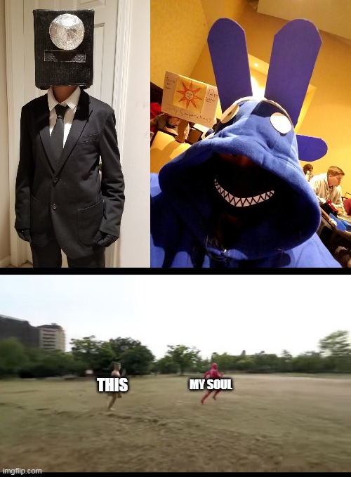 The announcer is pretty nice, but the four is cursed af- | THIS; MY SOUL | made w/ Imgflip meme maker