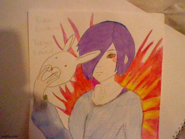 Touka Kirishima drawing | made w/ Imgflip meme maker