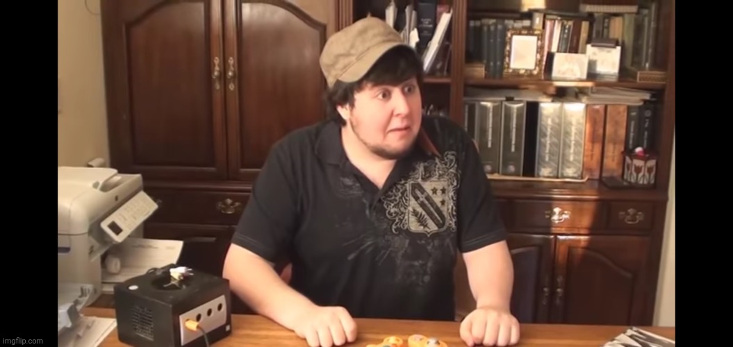 JonTron horror face | image tagged in jontron horror face | made w/ Imgflip meme maker