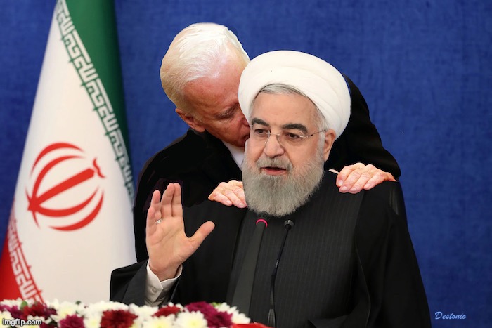 Joe mending fences with Iran | image tagged in iran,joe biden | made w/ Imgflip meme maker