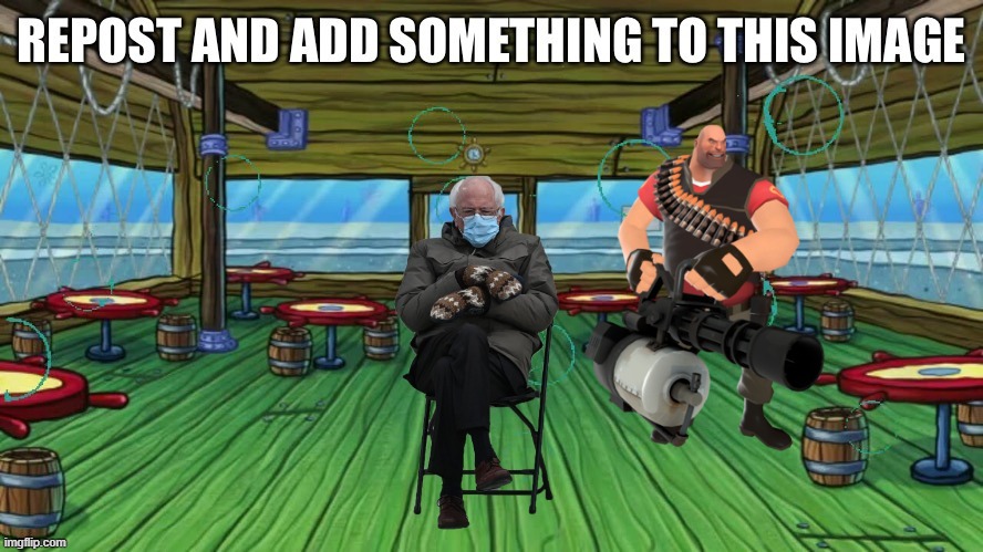 REPOST BUT ADD SOMETHING TO THE ROOM | made w/ Imgflip meme maker