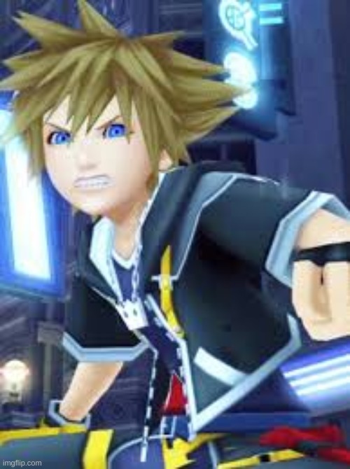 sora angry | image tagged in sora angry | made w/ Imgflip meme maker