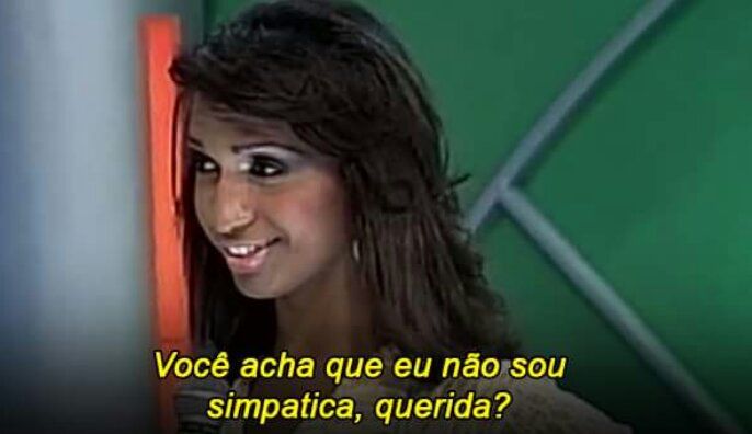 você acha que eu não sou simpática querida Blank Meme Template