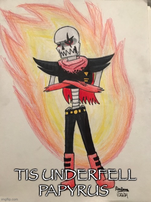 Technically a repost, the last one I posted I got rid of because it was marked nsfw for some reason (if it was a mod that marked | TIS UNDERFELL PAPYRUS | image tagged in underfell papyrus,mayonnaise,papyrus,oh wow are you actually reading these tags | made w/ Imgflip meme maker