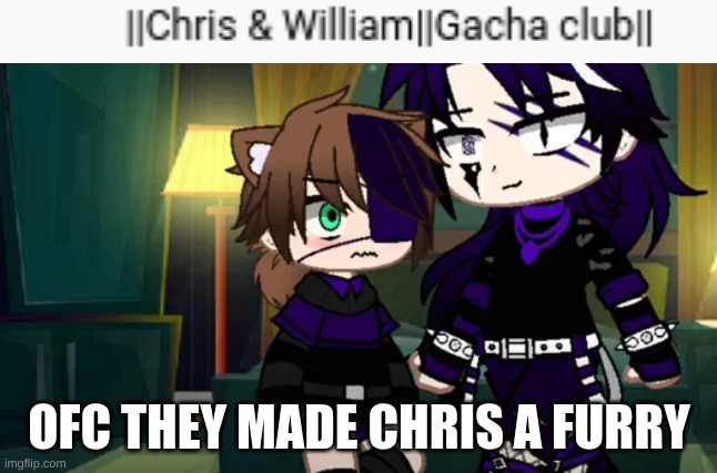 OFC THEY MADE CHRIS A FURRY | made w/ Imgflip meme maker